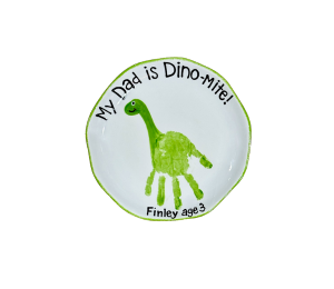 Houston Heights Color Me Mine Dino-Mite Dad Plate