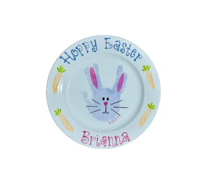 Houston Heights Color Me Mine Easter Bunny Plate