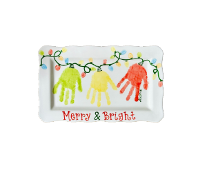 Houston Heights Color Me Mine Merry and Bright Platter