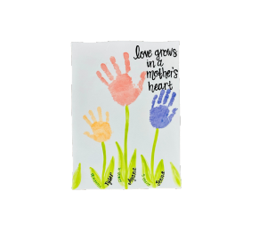 Houston Heights Color Me Mine Mother's Garden Platter