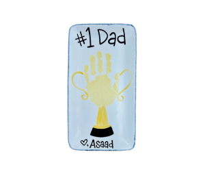 Houston Heights Color Me Mine Number One Dad Plate