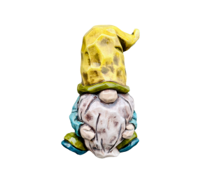 Houston Heights Color Me Mine Wood Carved Gnome