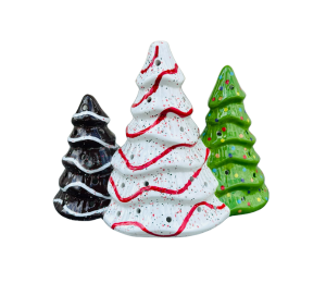 Houston Heights Color Me Mine Snack Cake Trees