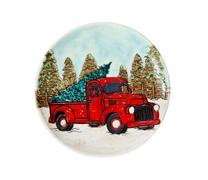Houston Heights Color Me Mine Rustic Tree Farm Truck