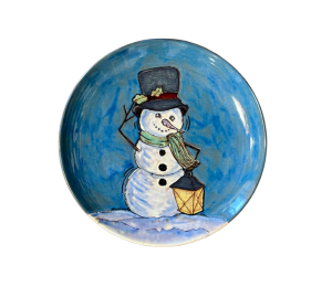Houston Heights Color Me Mine Rustic Glazed Snowman