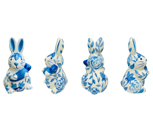 Houston Heights Color Me Mine Chinoiserie Bunny