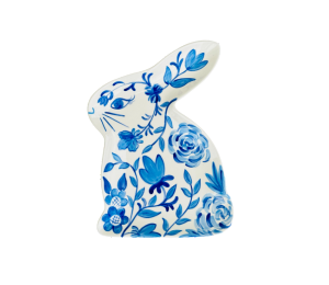 Houston Heights Color Me Mine Chinoiserie Bunny Plate