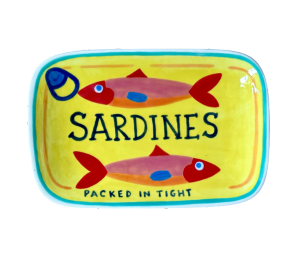 Houston Heights Color Me Mine Sardines Appetizer Plate