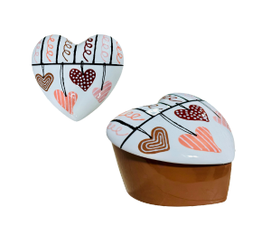 Houston Heights Color Me Mine Heart Slanted Box
